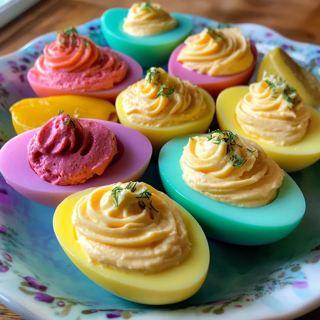 Bright Deviled Eggs
