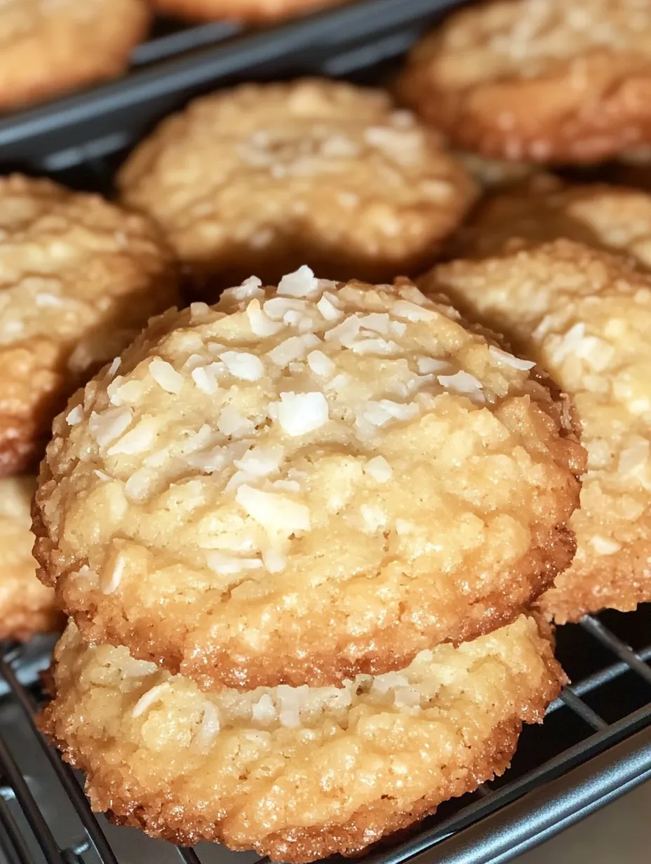 Chewy coconut cookies Recipe