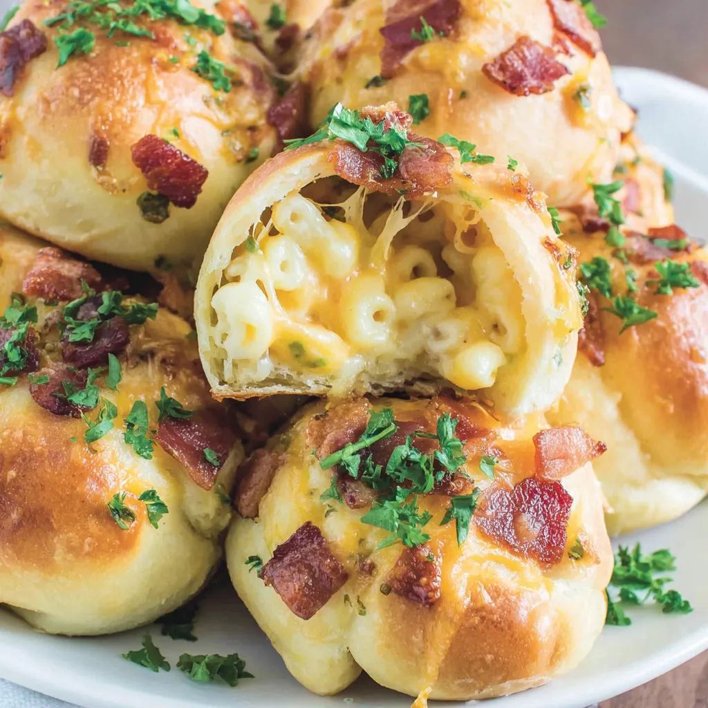 Bacon Mac and Cheese Bombs.