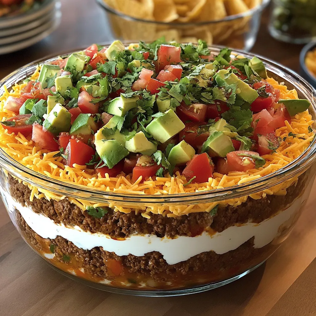 A large bowl of food with a variety of ingredients.