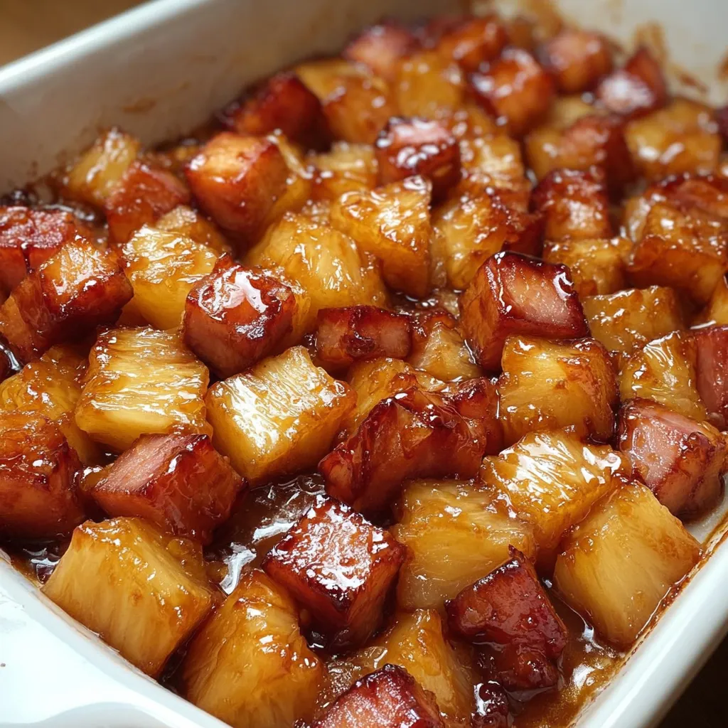 A white bowl filled with pineapple chunks.