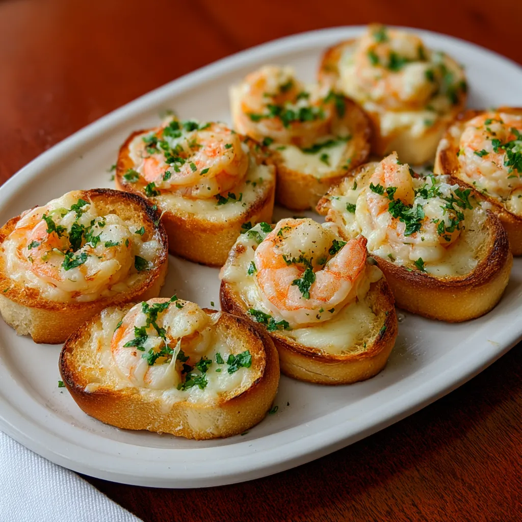 A plate of shrimp and cheese appetizers.