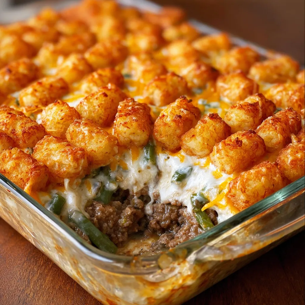 A pan of food with a close up of a piece of food.