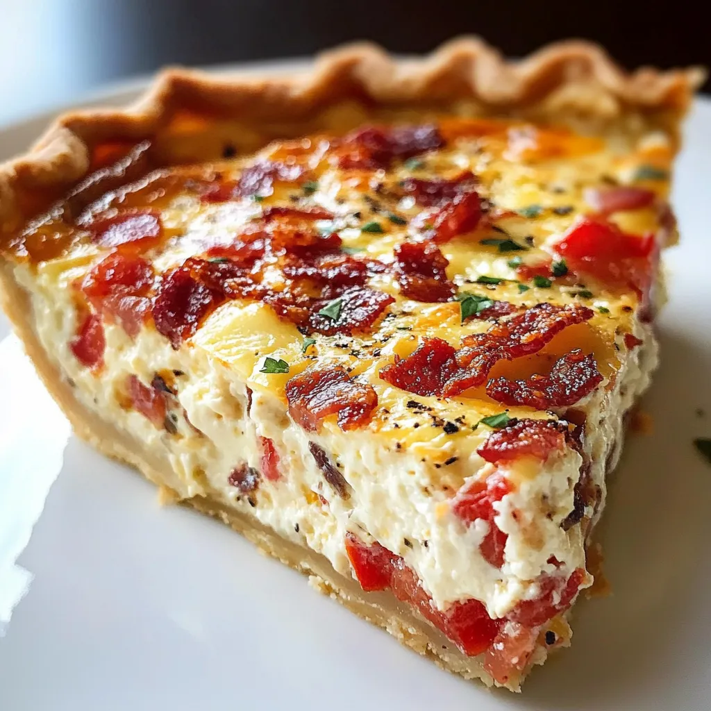 A slice of cheese and tomato pie.