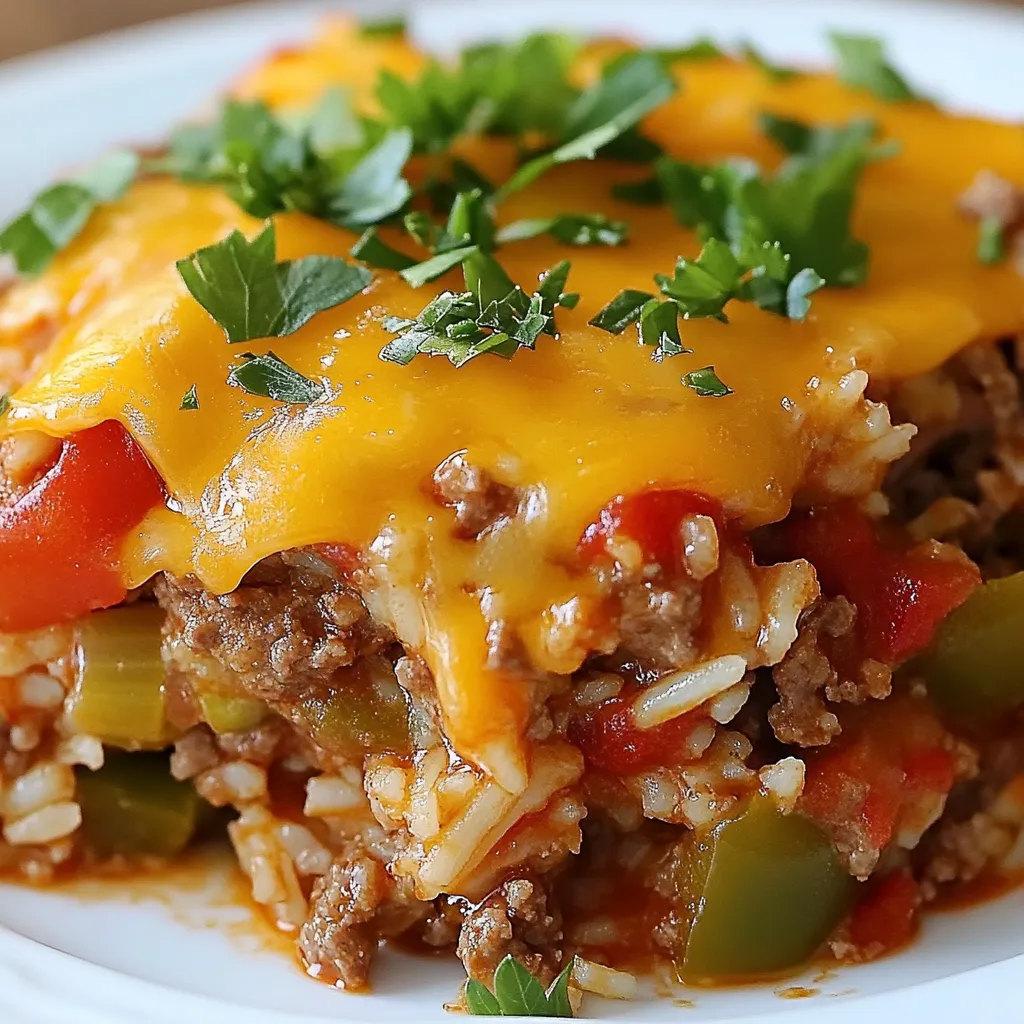 A plate of food with rice and meat.