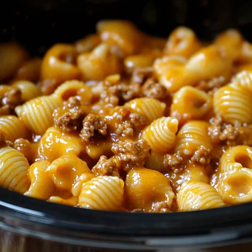 A bowl of macaroni and cheese.