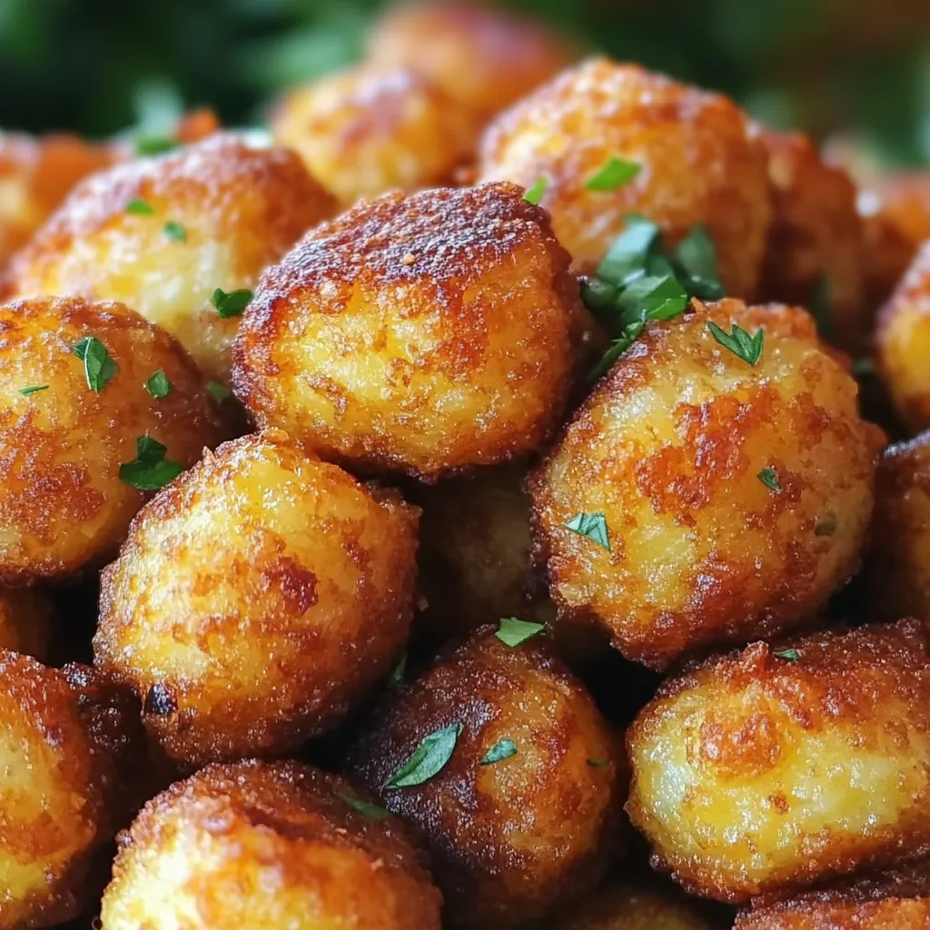 A pile of fried food.