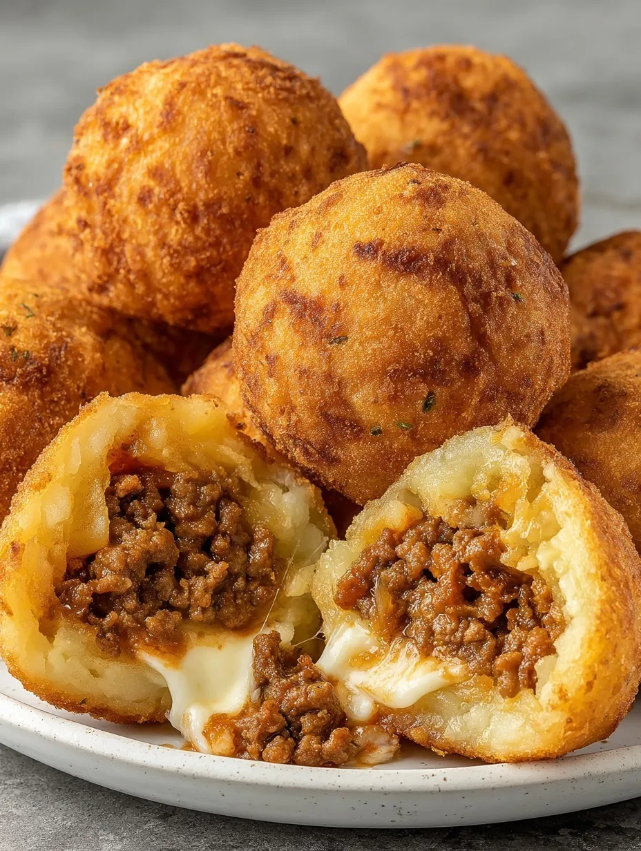 A plate of crispy papas rellanas.