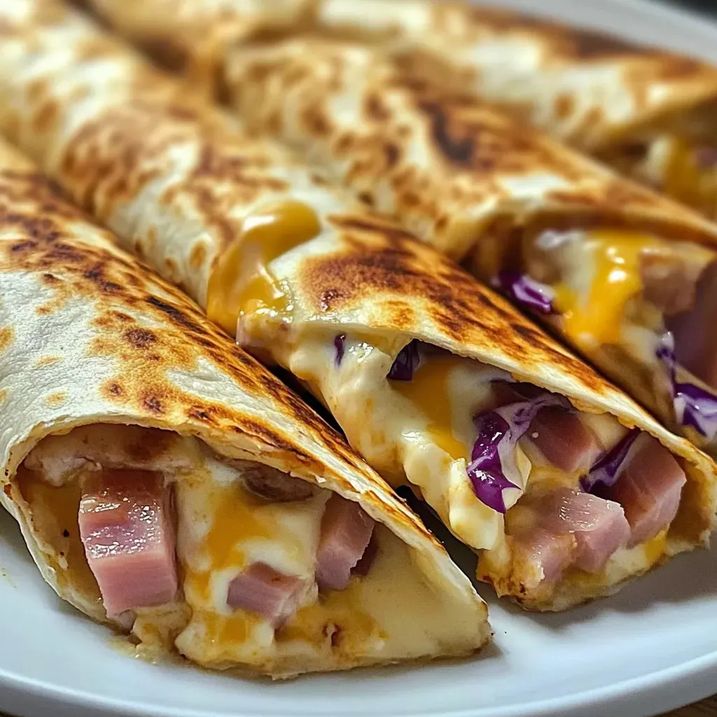 A plate of food with a burrito on it.