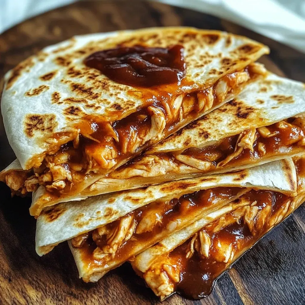 A stack of chicken sandwiches with sauce.