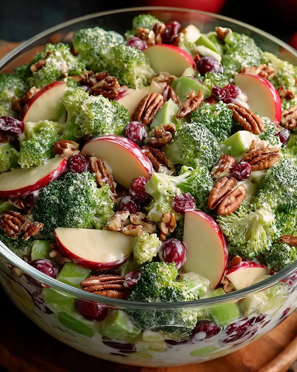 A bowl of mixed vegetables and apples.