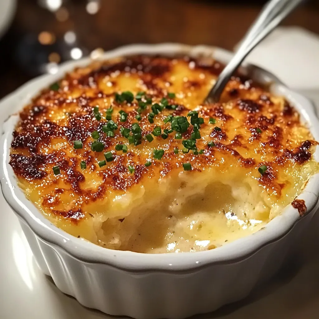Stunning Crab brulee recipe
