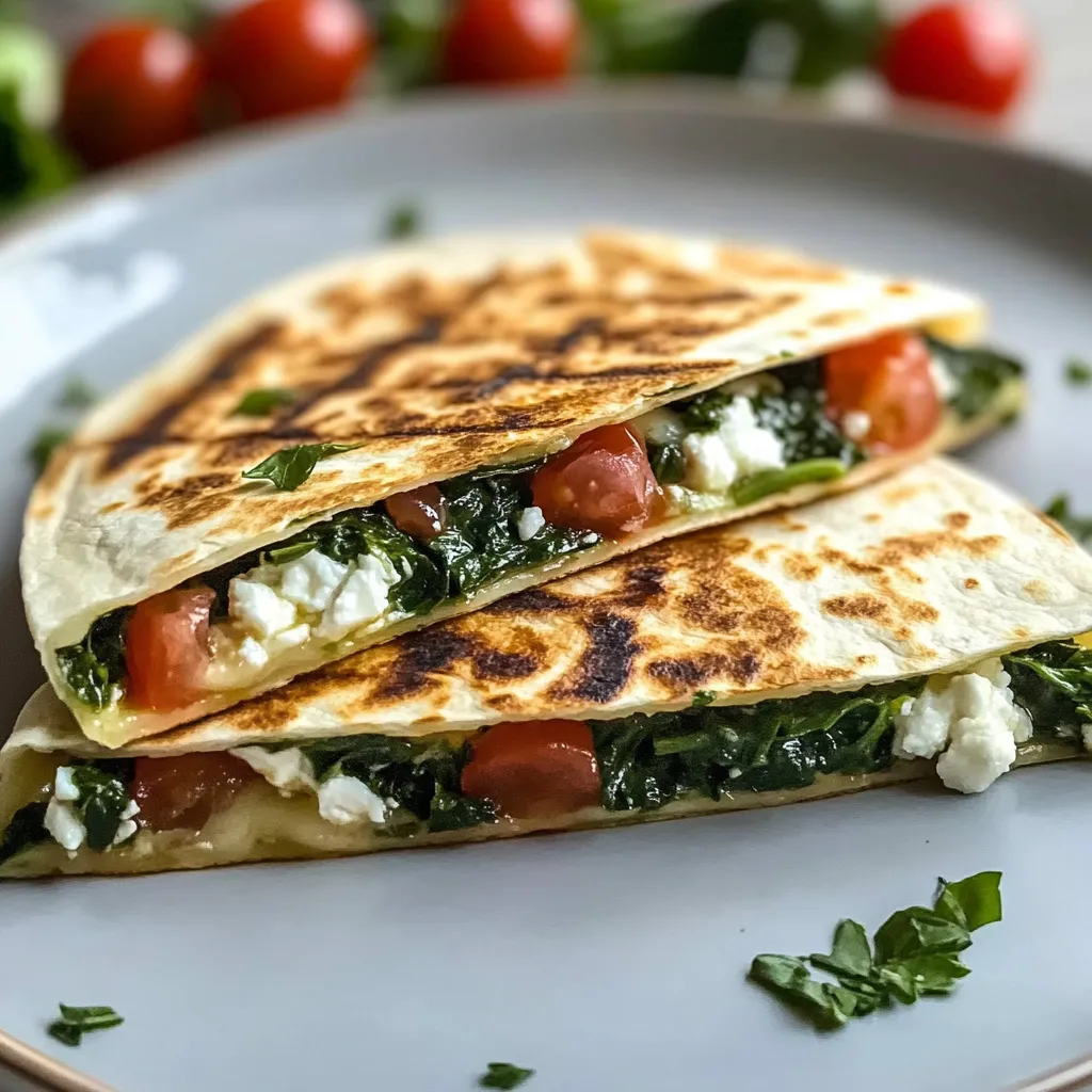 Mediterranean Quesadillas