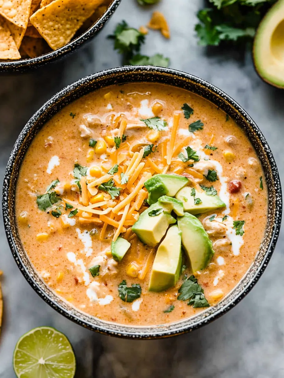 Creamy White Chicken Chili Dish