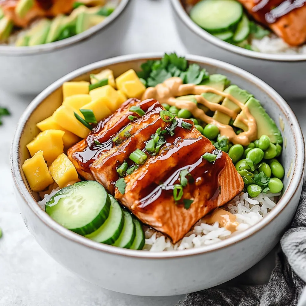 Teriyaki Salmon Bowl