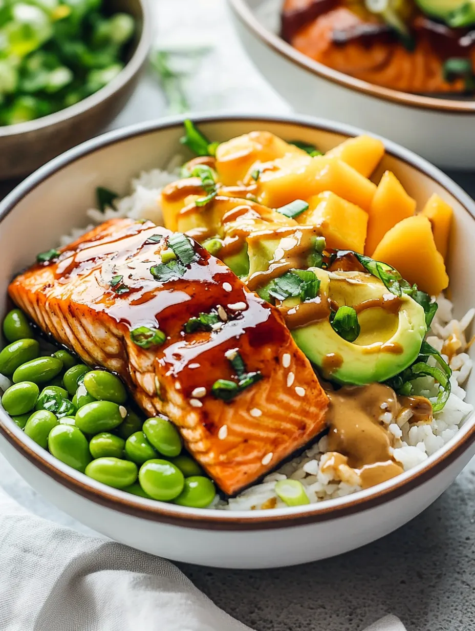 Teriyaki Salmon Bowls