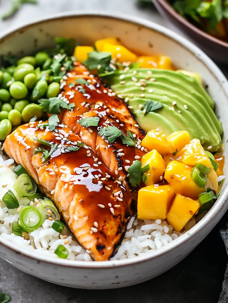 Teriyaki Salmon Bowls Made Easy