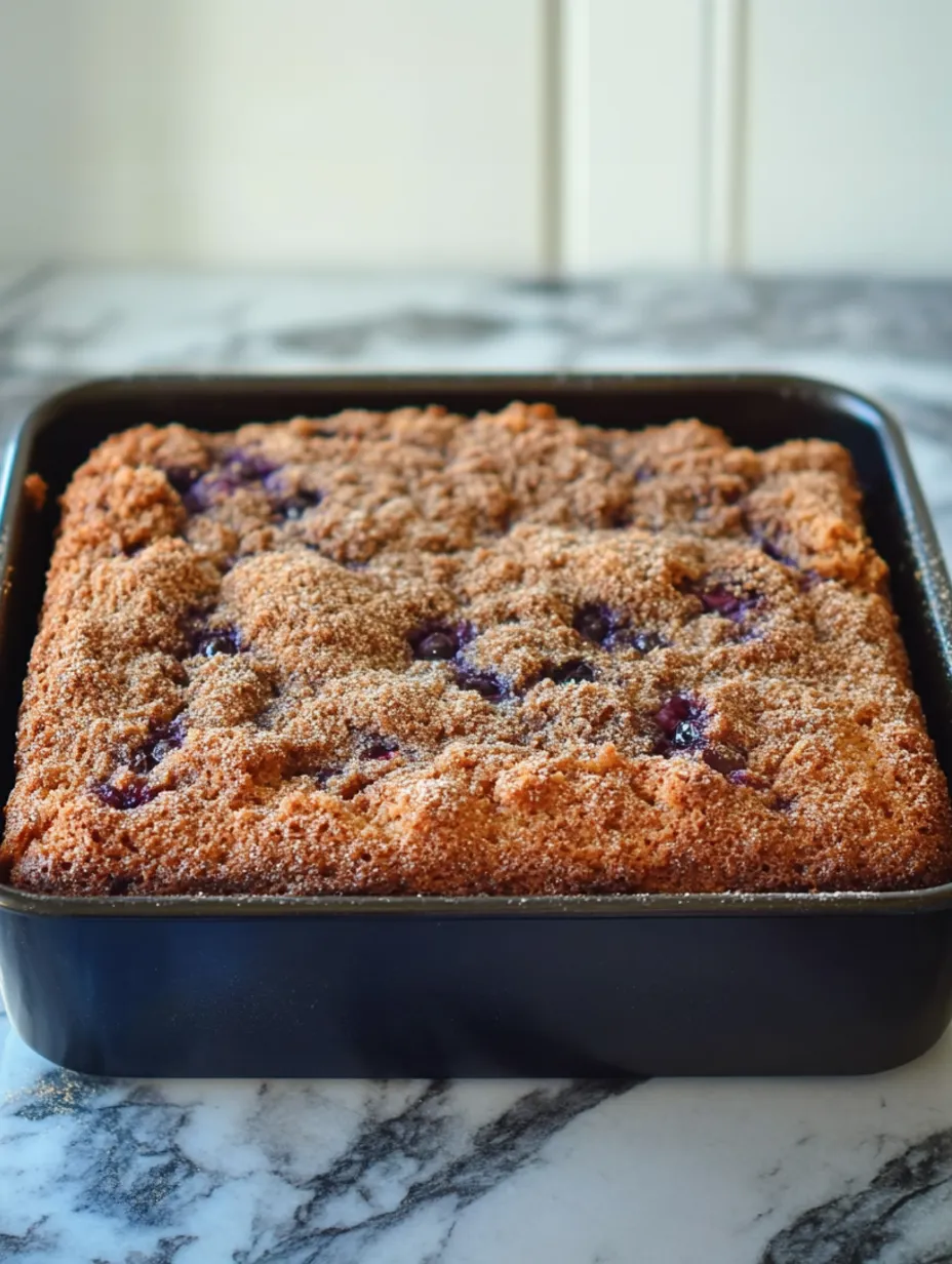 Easy Berry Coffee Cake With Crunchy Topping