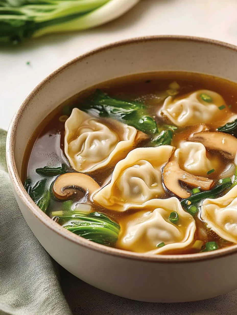 Easy Wonton Soup Recipe