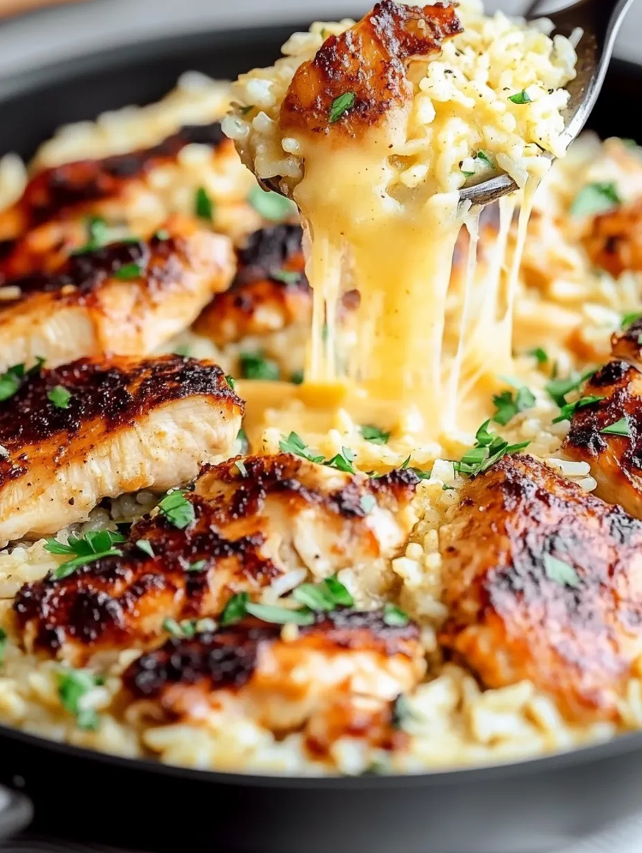 Best One-Pan Garlic Parmesan Chicken and Rice Recipe