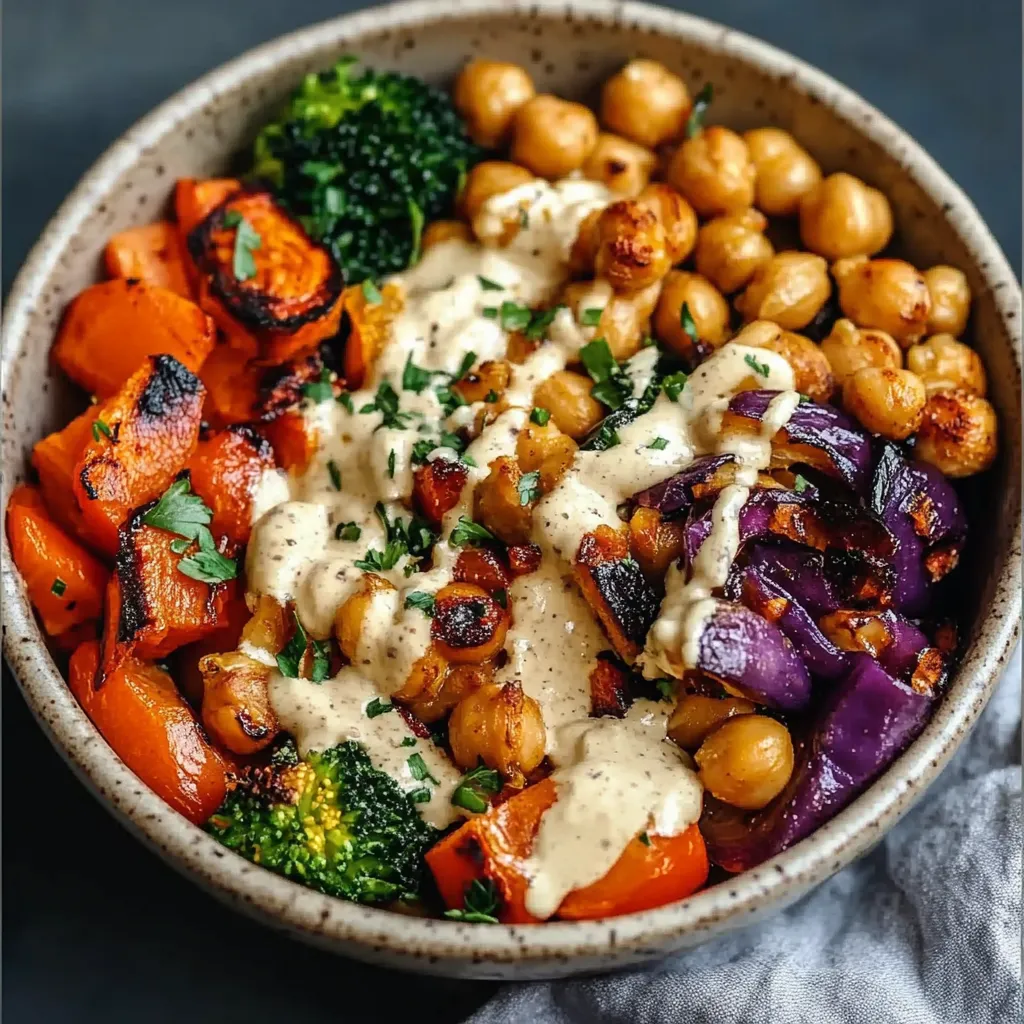 Tahini Roasted Veggie Bowls