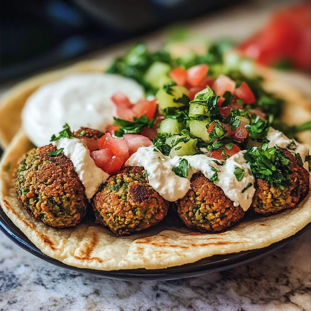 Crispy Falafel Patties Made at Home