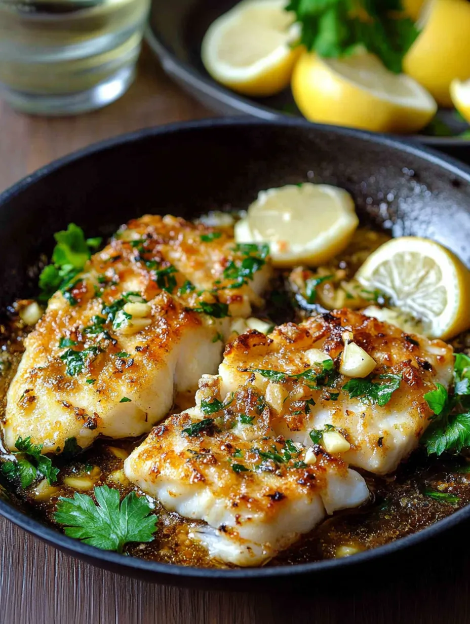 Baked Cod with Lemon and Garlic Recipe