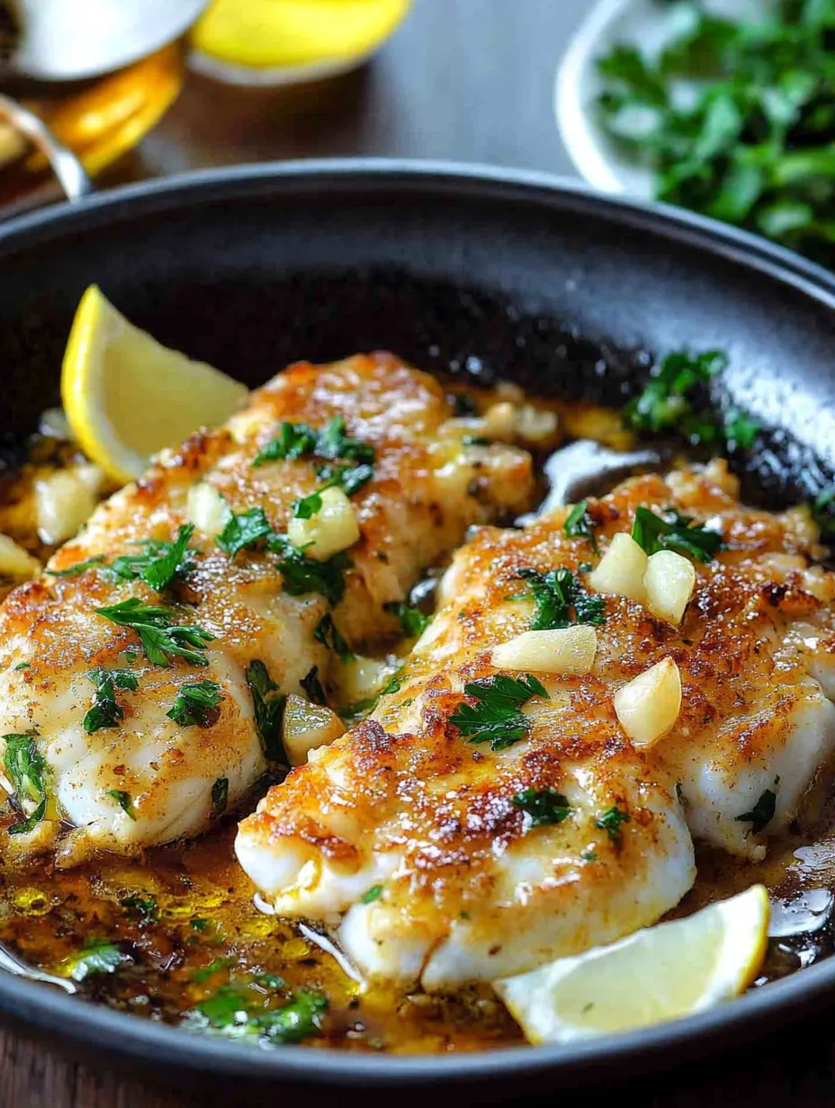 Baked Cod Recipe with Lemon and Garlic