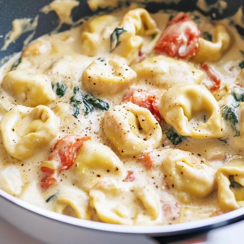Creamy Tortellini Dish