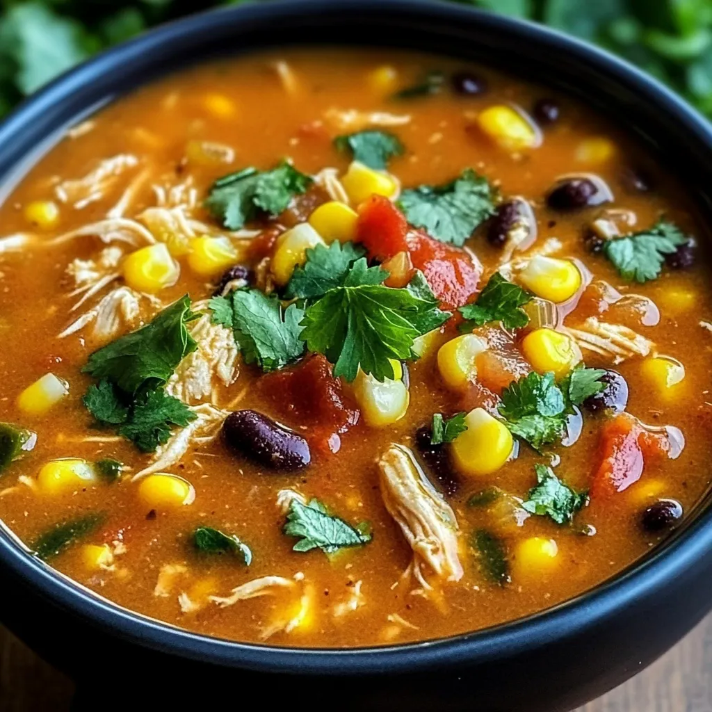 Creamy Chicken Enchilada Soup