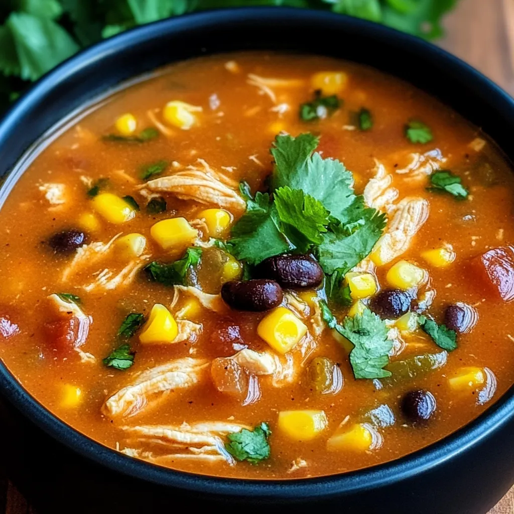 Chicken Enchilada Soup