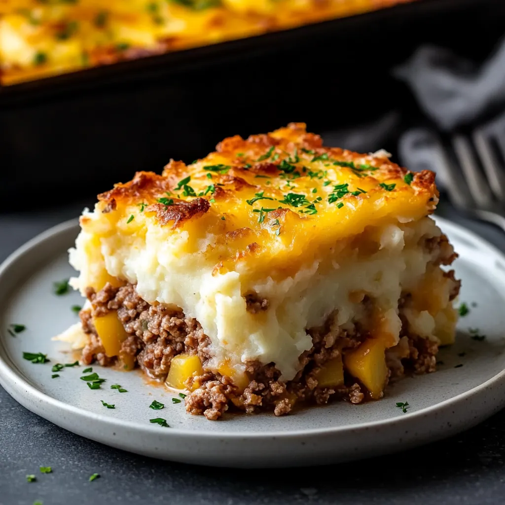 Loaded Potato and Meatloaf Casserole Recipe