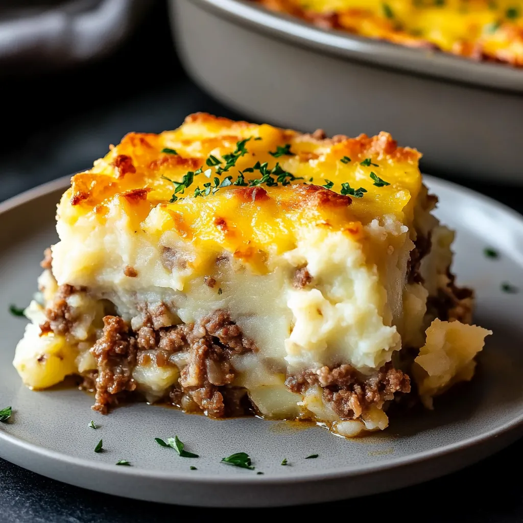 Potato and Meatloaf Casserole