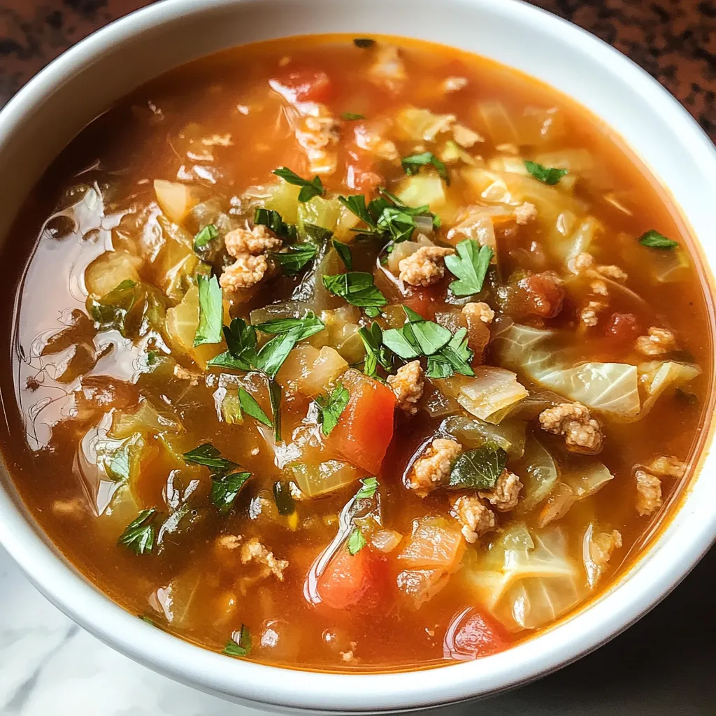 Hearty Cabbage Roll Soup