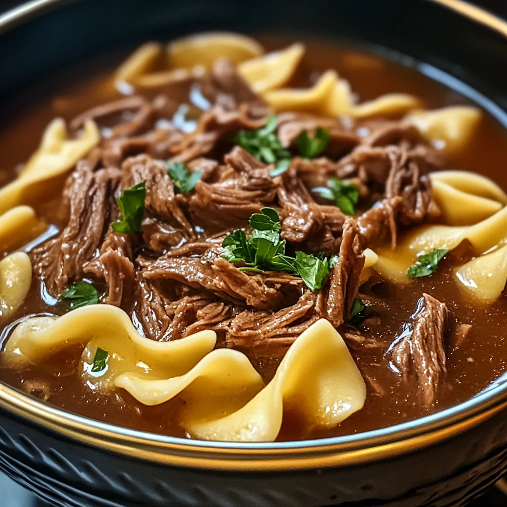 Beef Noodles Made In Crockpot