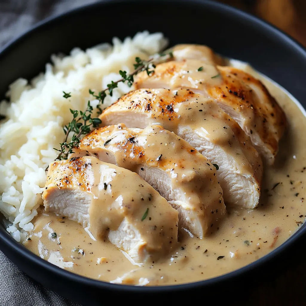 Easy Slow Cooker Chicken and Gravy