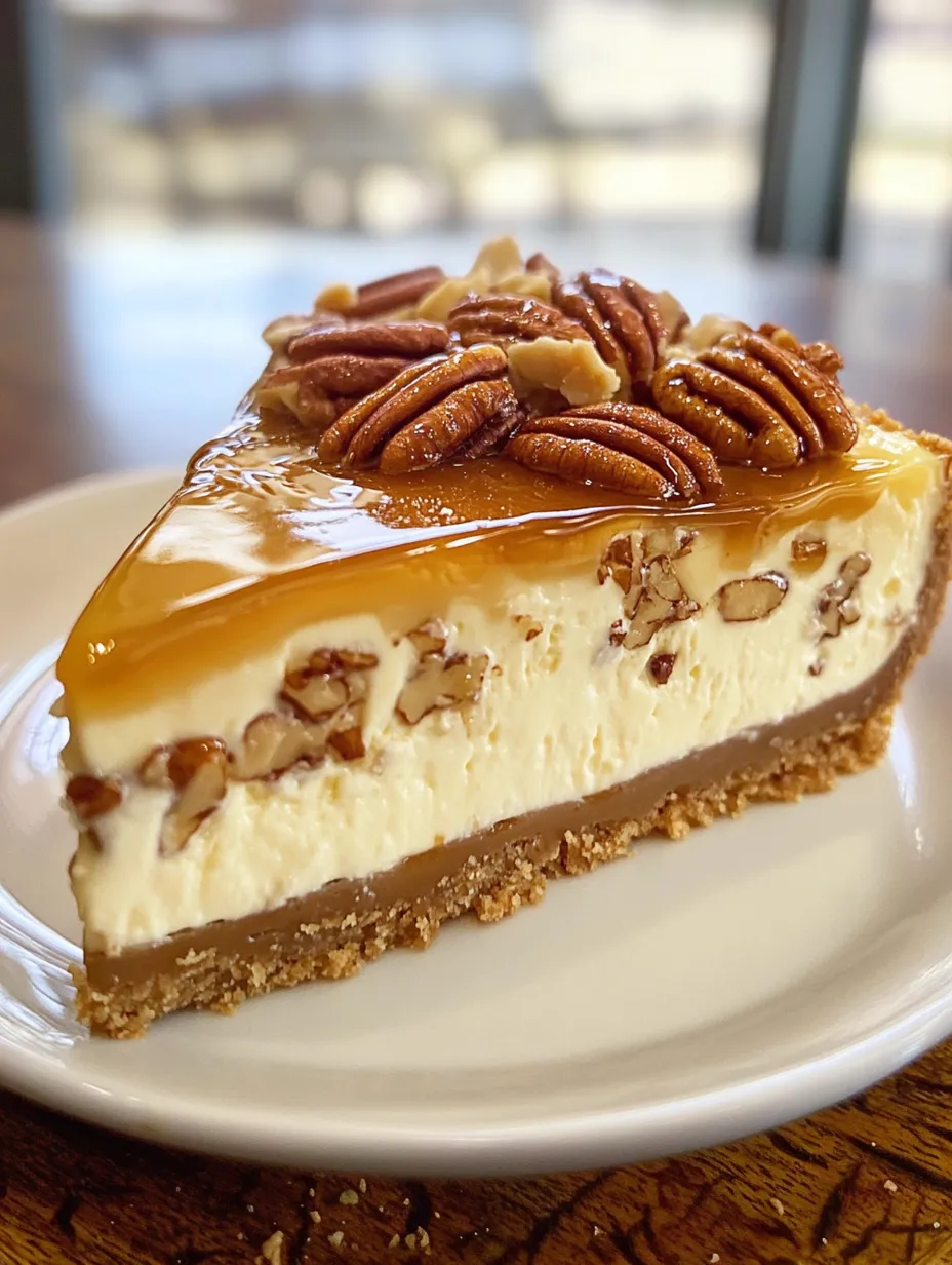 Butter Pecan Cheesecake Homemade
