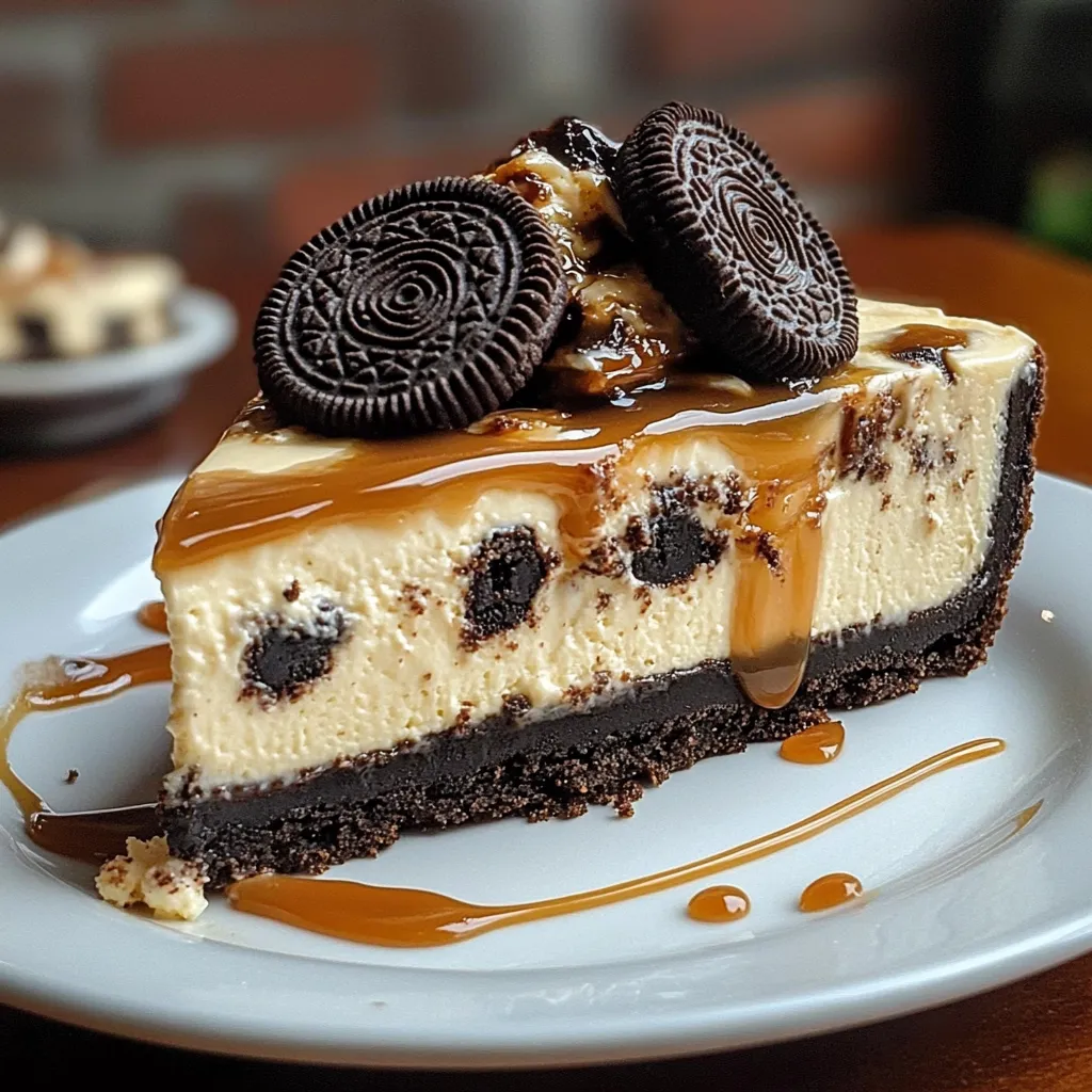 Caramel Oreo Cake Delight