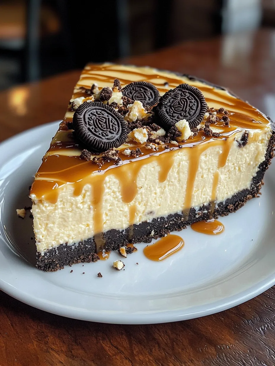 Oreo & Caramel Cheesecake Recipe