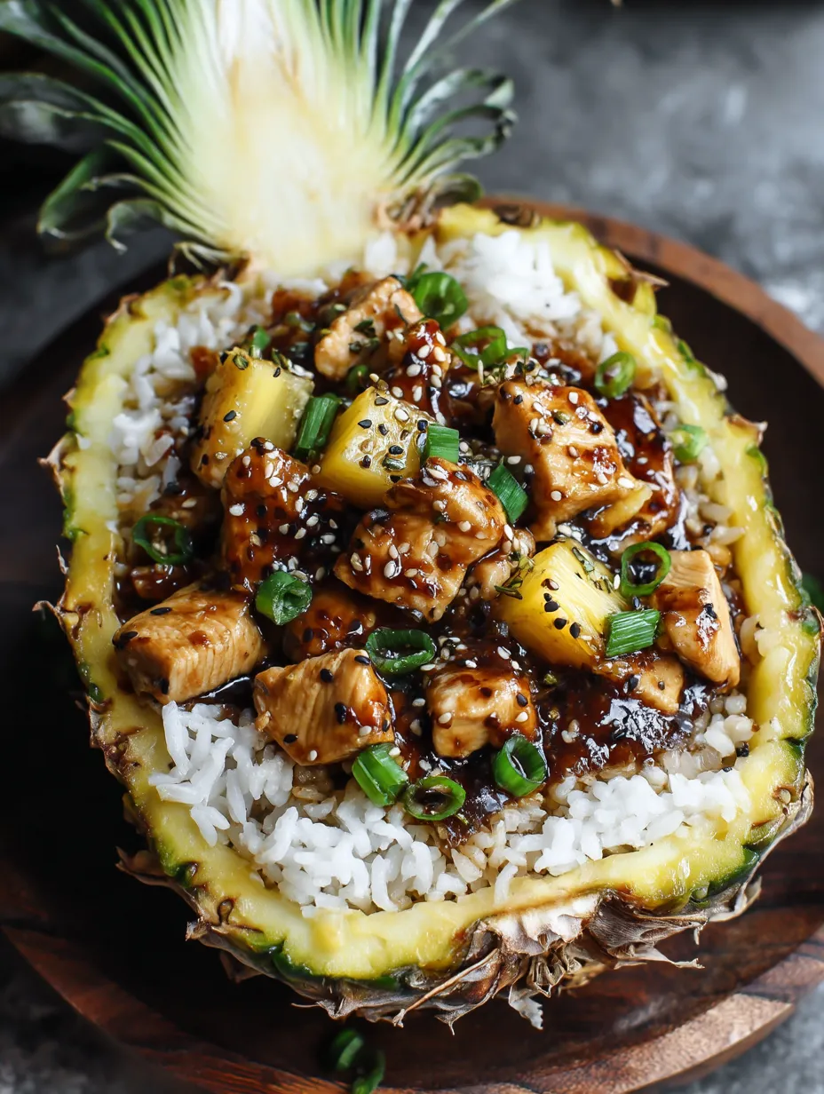 Pineapple Chicken With Rice Recipe
