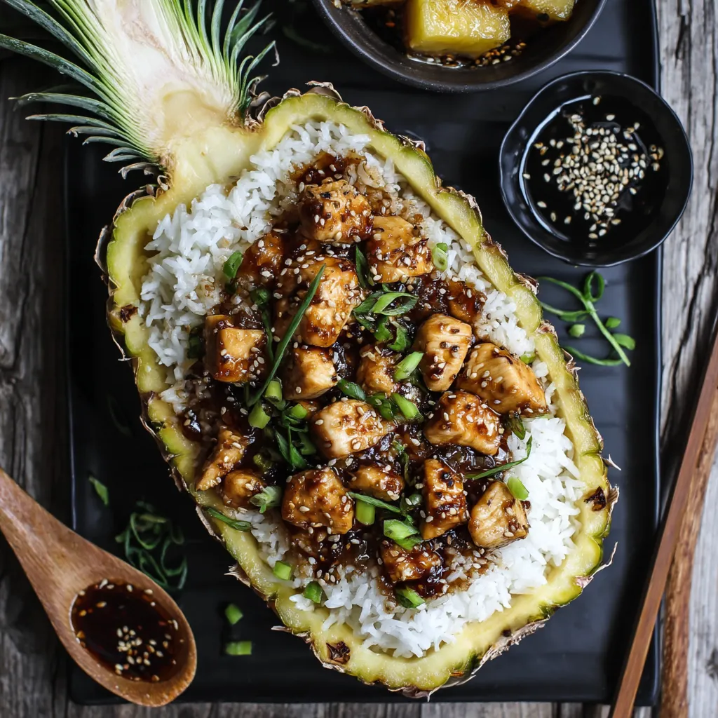 Pineapple Chicken With Rice Recipe