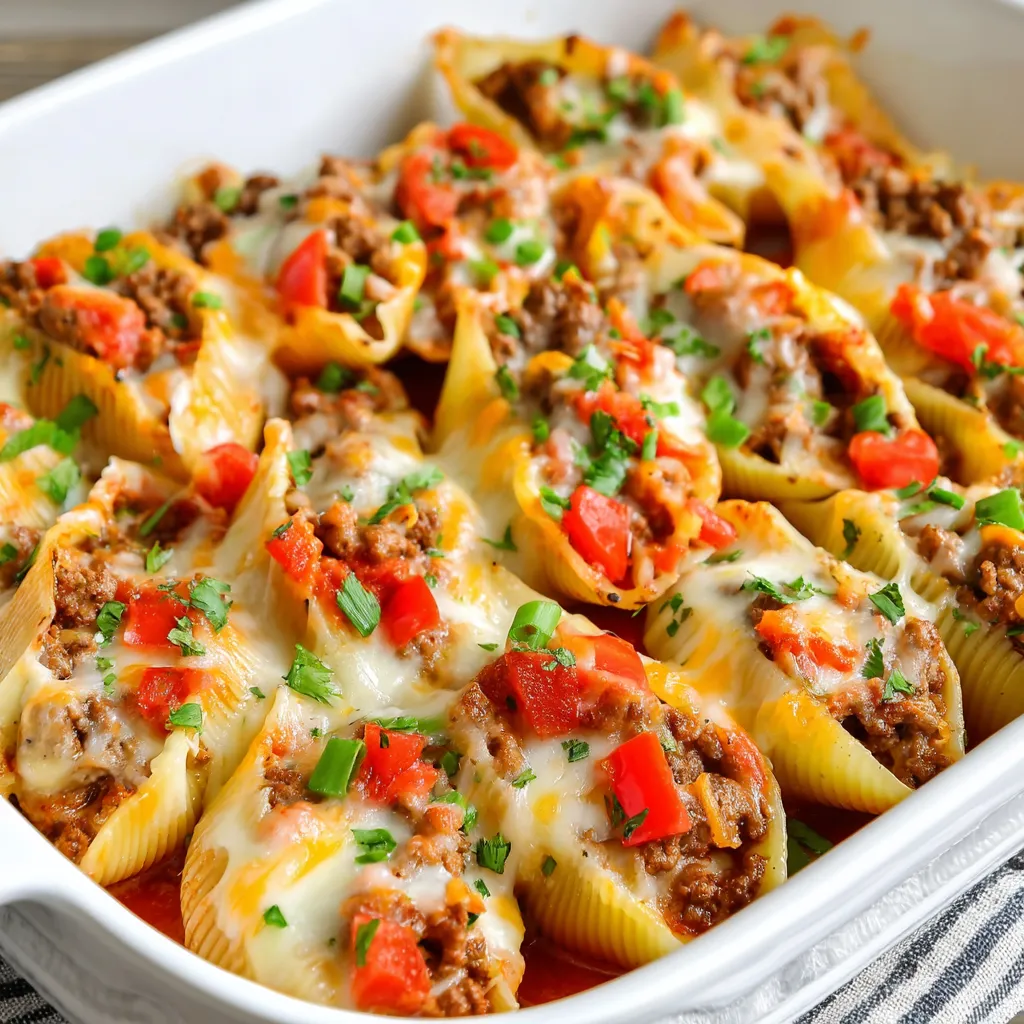 Taco Stuffed Shells Recipe