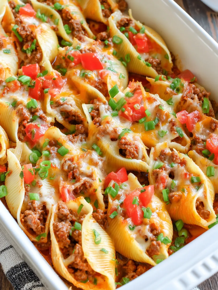 Taco Stuffed Shells Recipe