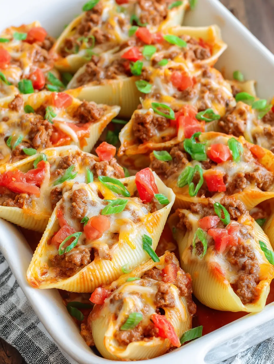 Taco Stuffed Shells Recipe