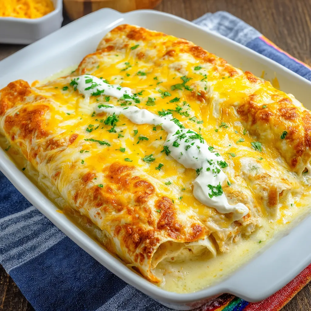 Homemade Sour Cream Enchiladas Recipe