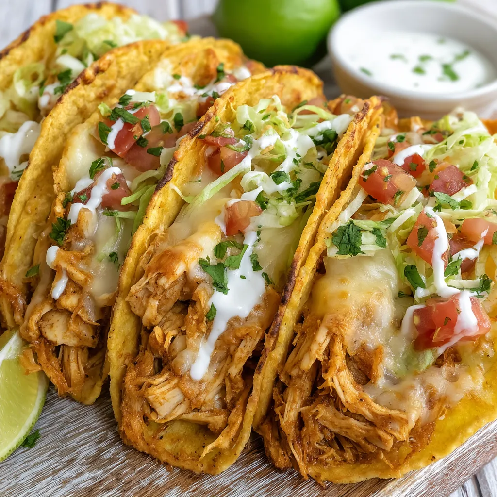 Crispy Chicken Tacos