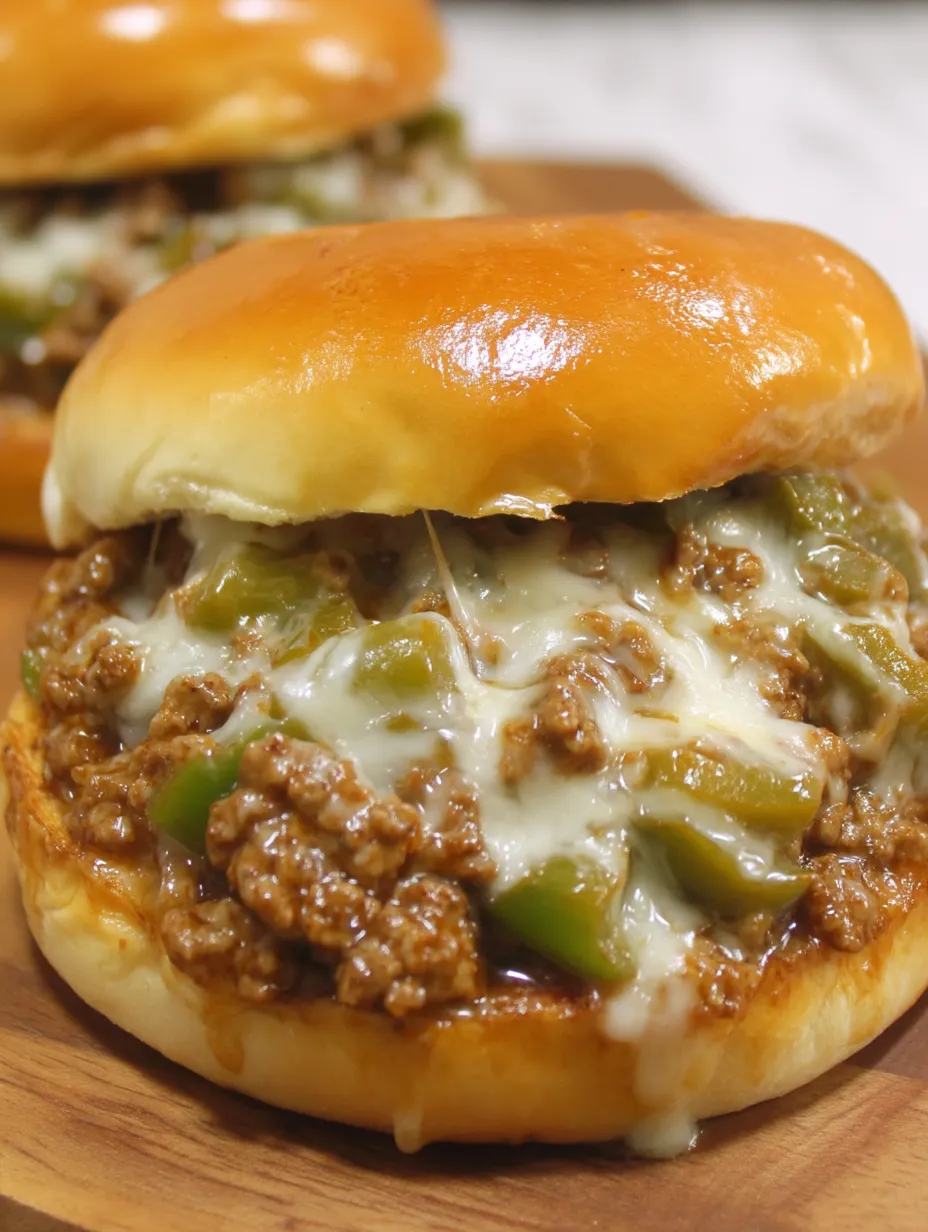 Philly Cheese Steak Sloppy Joes