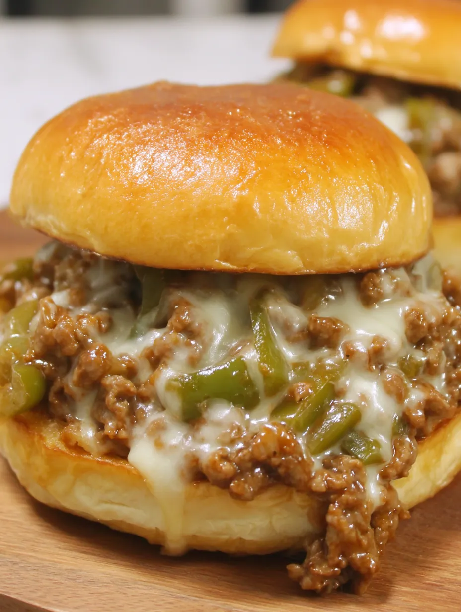 Philly Cheese Steak Sloppy Joes