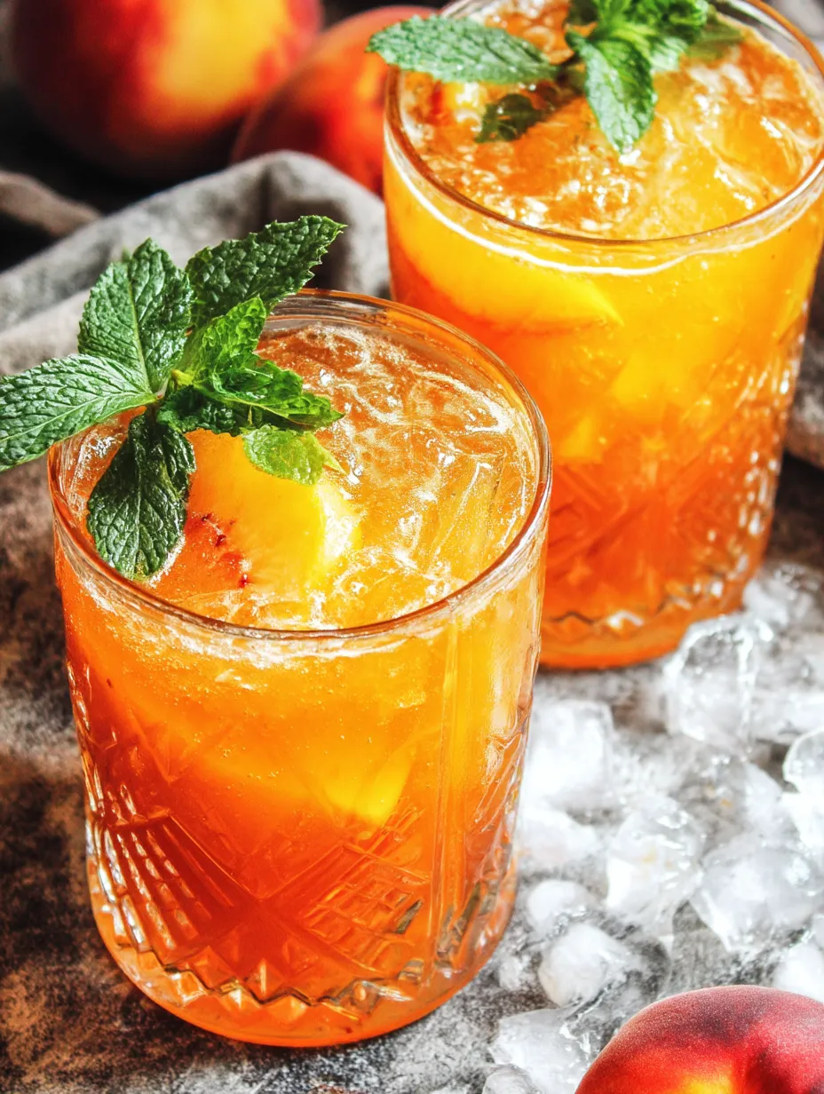 Peach Iced Tea