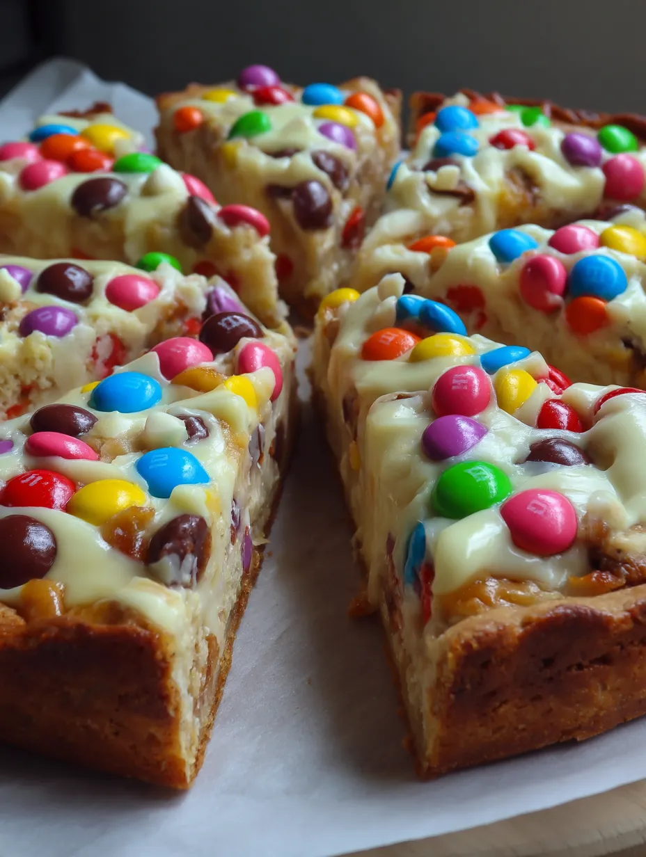 Easy White Chocolate Brownie Pizza